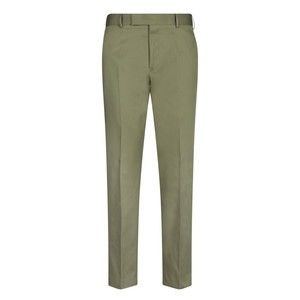 Pt Torino Military Green Tailored Trousers With Zip - NWT